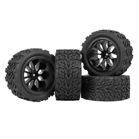 RC Station preglued 1/10 scale tires ready for mount and fast upgrades.