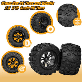 RC Station Rustler and Stampede compatible wheels for quick swaps.