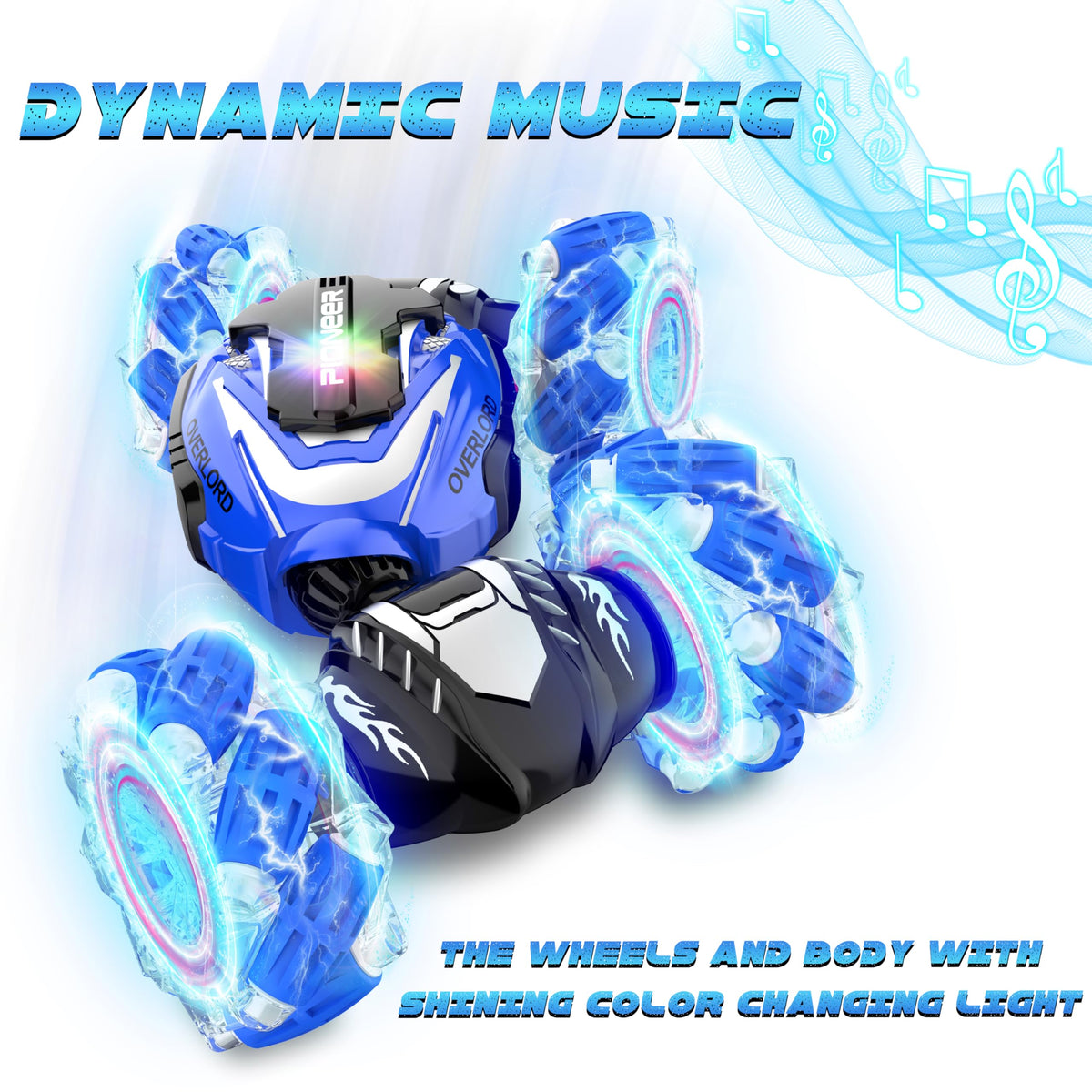 Rcabcar 360-degree rotation-drift for dynamic stunts and tight turns.