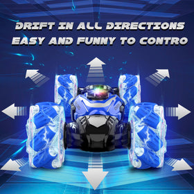 Rcabcar 4WD all-terrain drift provides stable handling on sand, grass, and dirt.