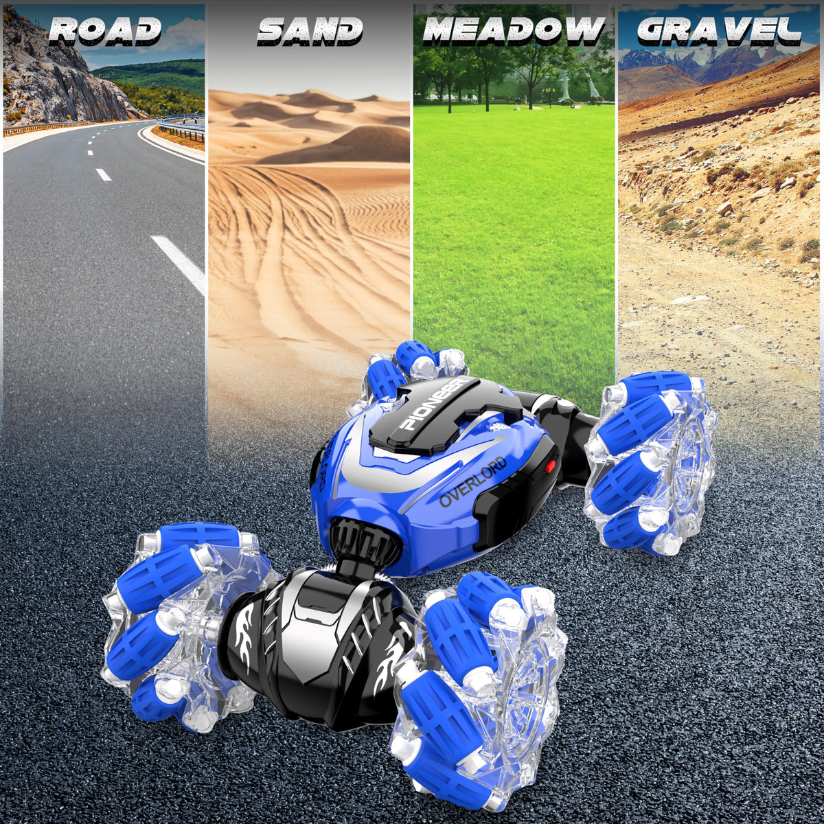 Rcabcar rechargeable battery supports long play sessions.
