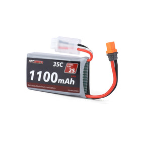 RCAWD 7.4V battery for extended run times on 1/12 scale RC cars.