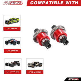 RCAWD Oiltight Differential 30T rear view highlights robust gear engagement.
