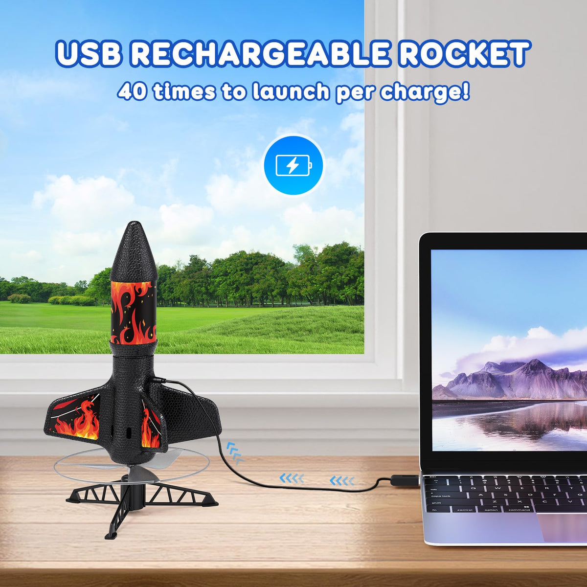 Rceico outdoor play with kids enjoying a durable, high-flying toy.