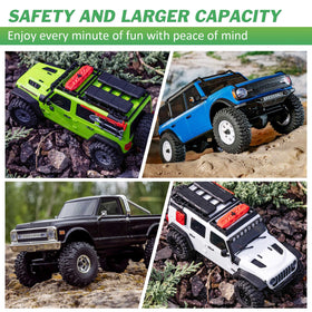 RCenjoy high-quality materials LiPo battery for reliable RC sessions