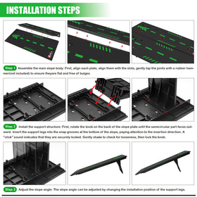 RCenjoy high-strength material ramp handles repeated jumps.