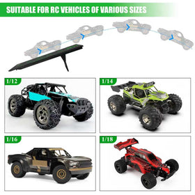 RCenjoy quick-assembly ramp folds flat for storage.