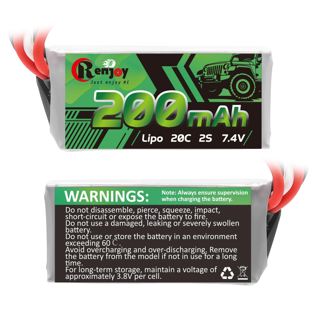 RCenjoy safety tips image promoting responsible charging and storage