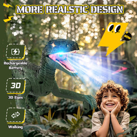 Rcfunkid dinosaur toy ideal for ages 5-7 encourages hands-on learning.