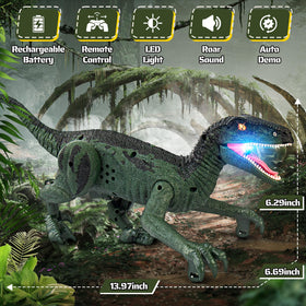 Rcfunkid dinosaur toy realistic sounds add immersive Jurassic ambience.