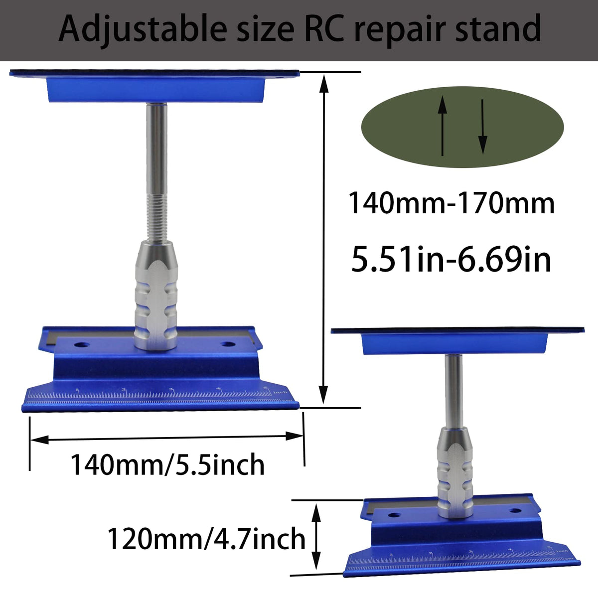 RC Lelut magnetic strips keep metal parts in place during work.