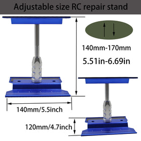 RC Lelut magnetic strips keep metal parts in place during work.