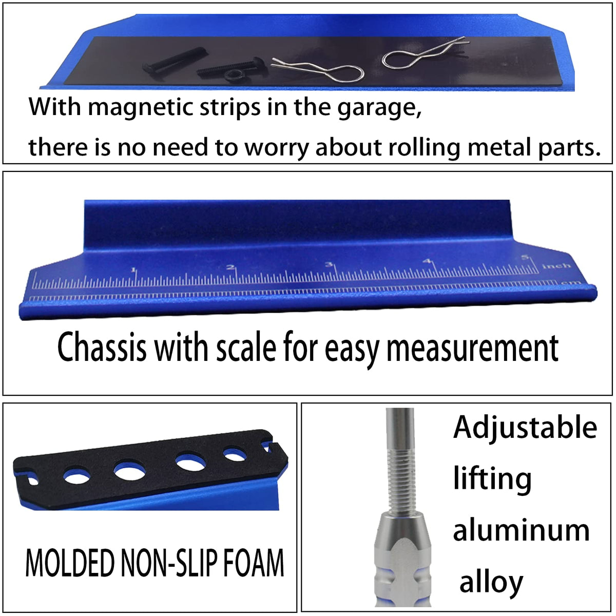RC Lelut screwdriver pallet with ergonomic handles for comfort.