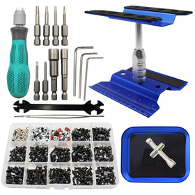 RC Lelut stand with 360-degree rotation for precise maintenance.
