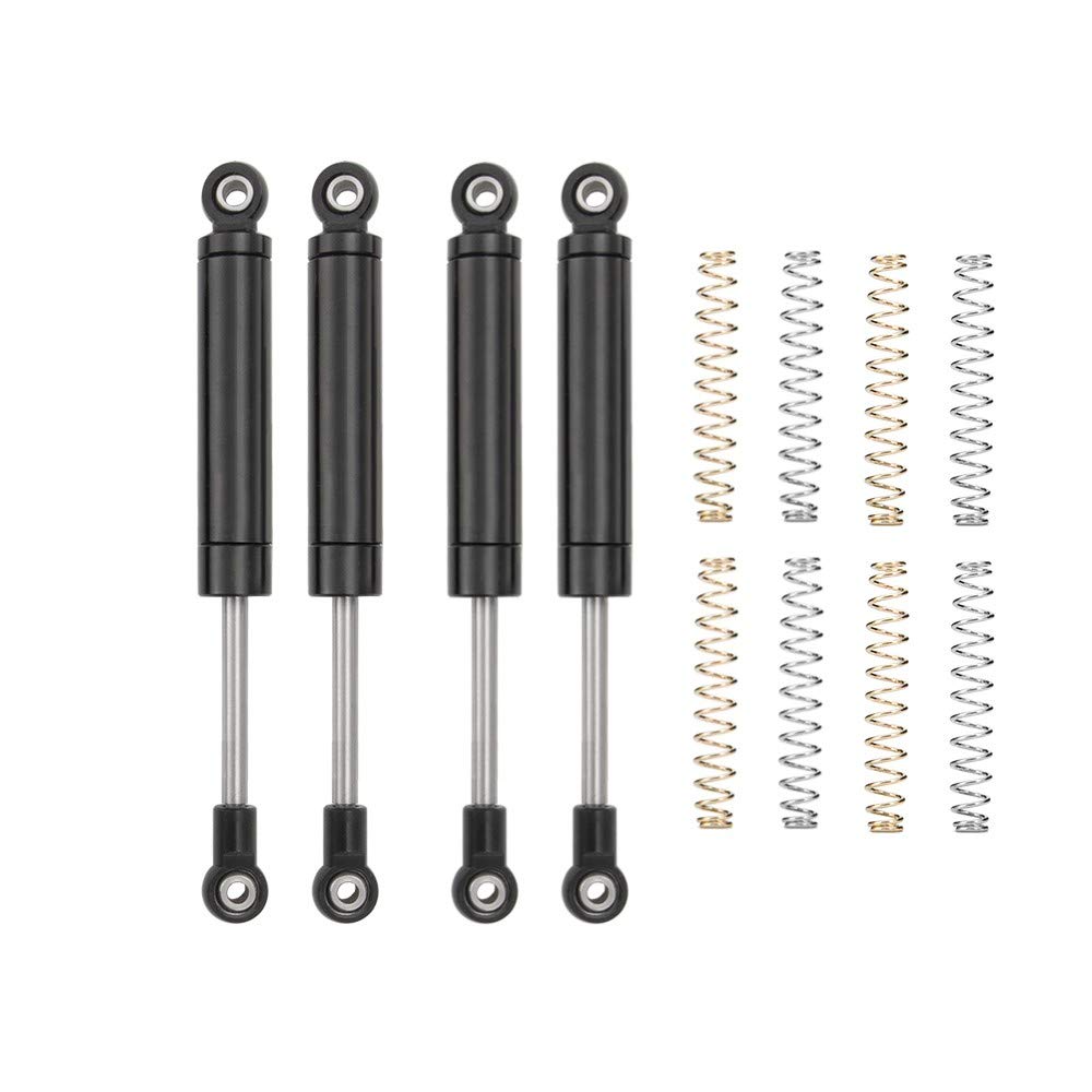 RCLIONS 90mm shock absorber damper for 1/10 RC cars, smooth damping and durable aluminum body.