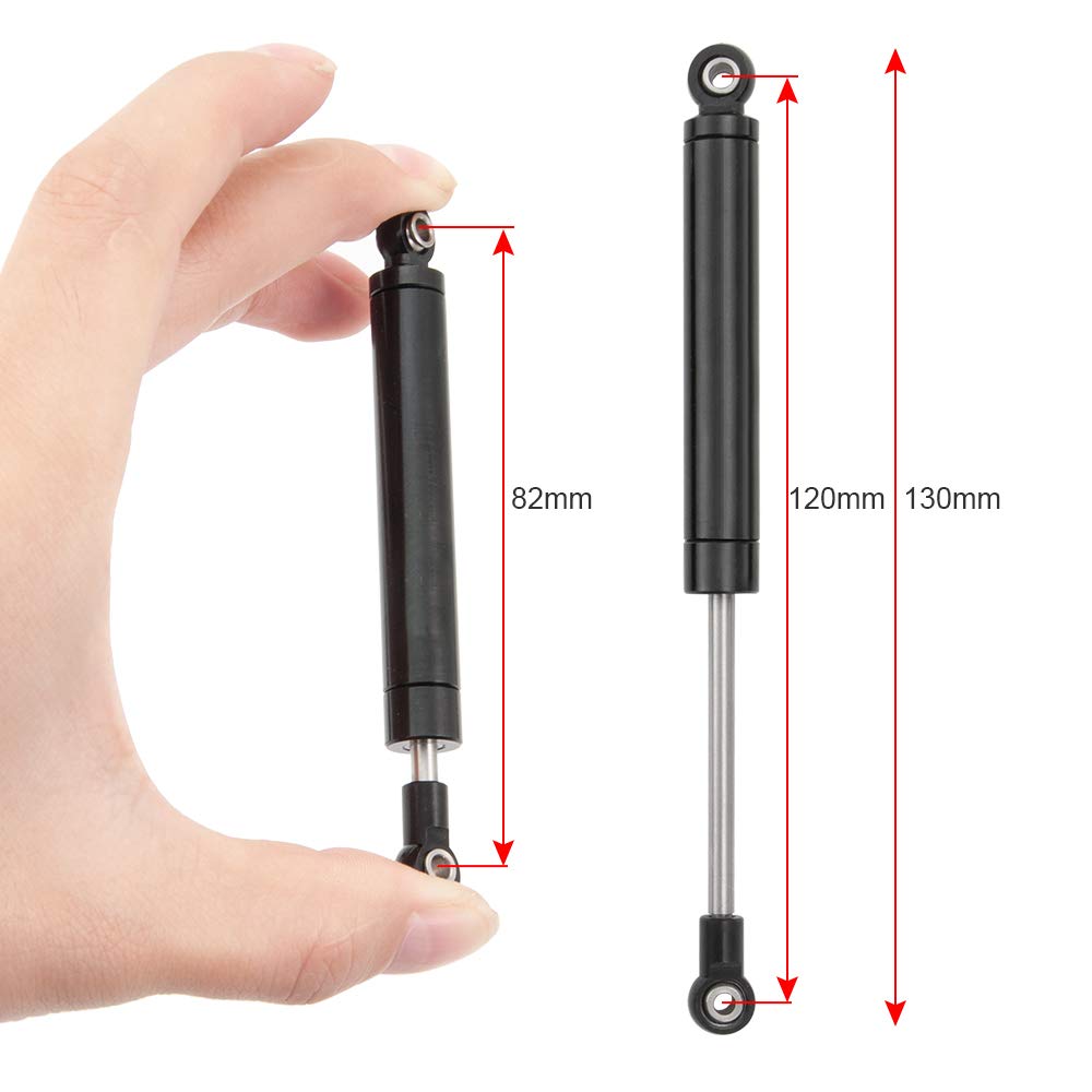 RCLIONS aluminum damper 120mm enables durable performance on rough trails.