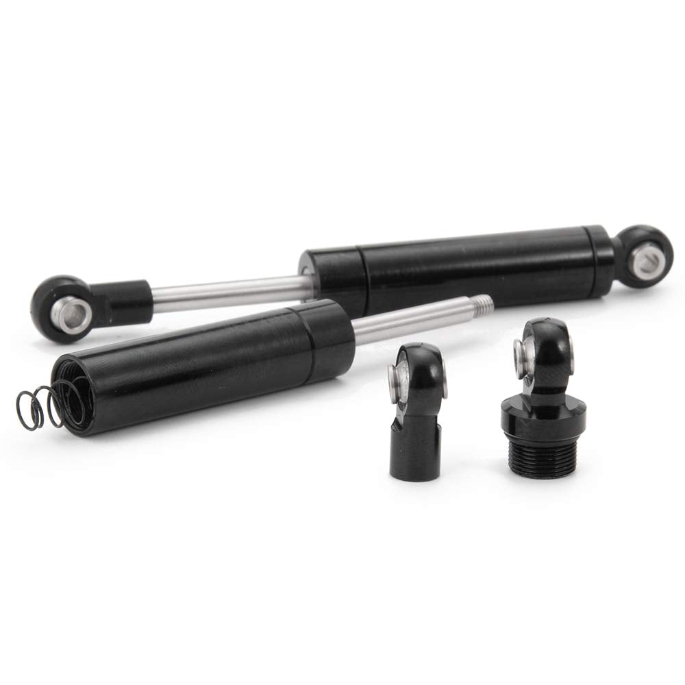 RCLIONS assembly-ready shocks highlight quick install for upgrades.