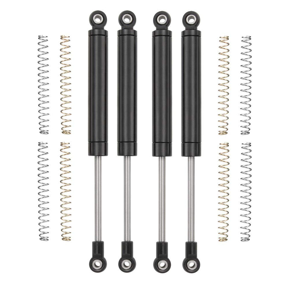 RCLIONS 120mm RC shock absorber for 1/10 crawlers delivers smoother landings.