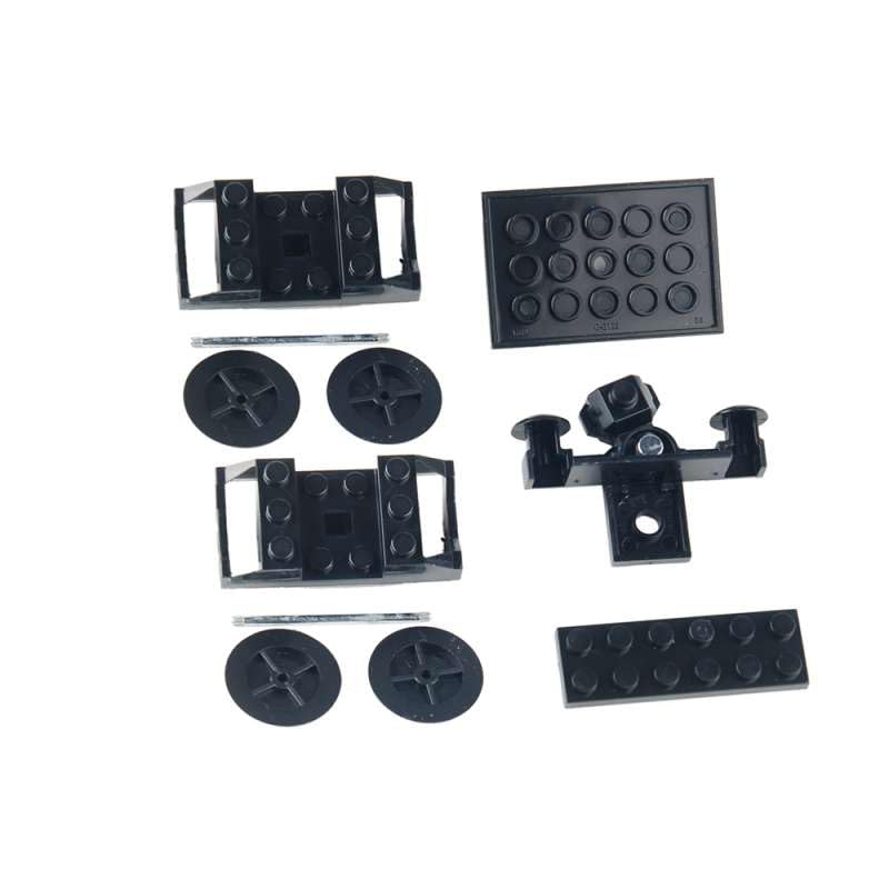 RCmall MOC City compatible with Technic parts 92339, 92088, 4025 for expanded builds.