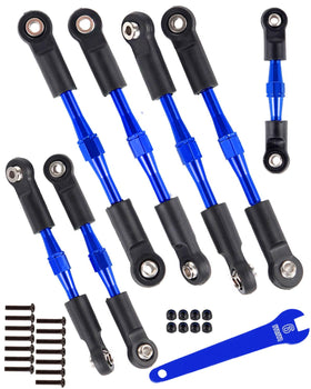 RCMYOU aluminum camber links for precise RC car alignment.