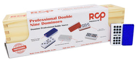 RCP PRODUCTS domino tiles (55) with engraved pips for premium home play.