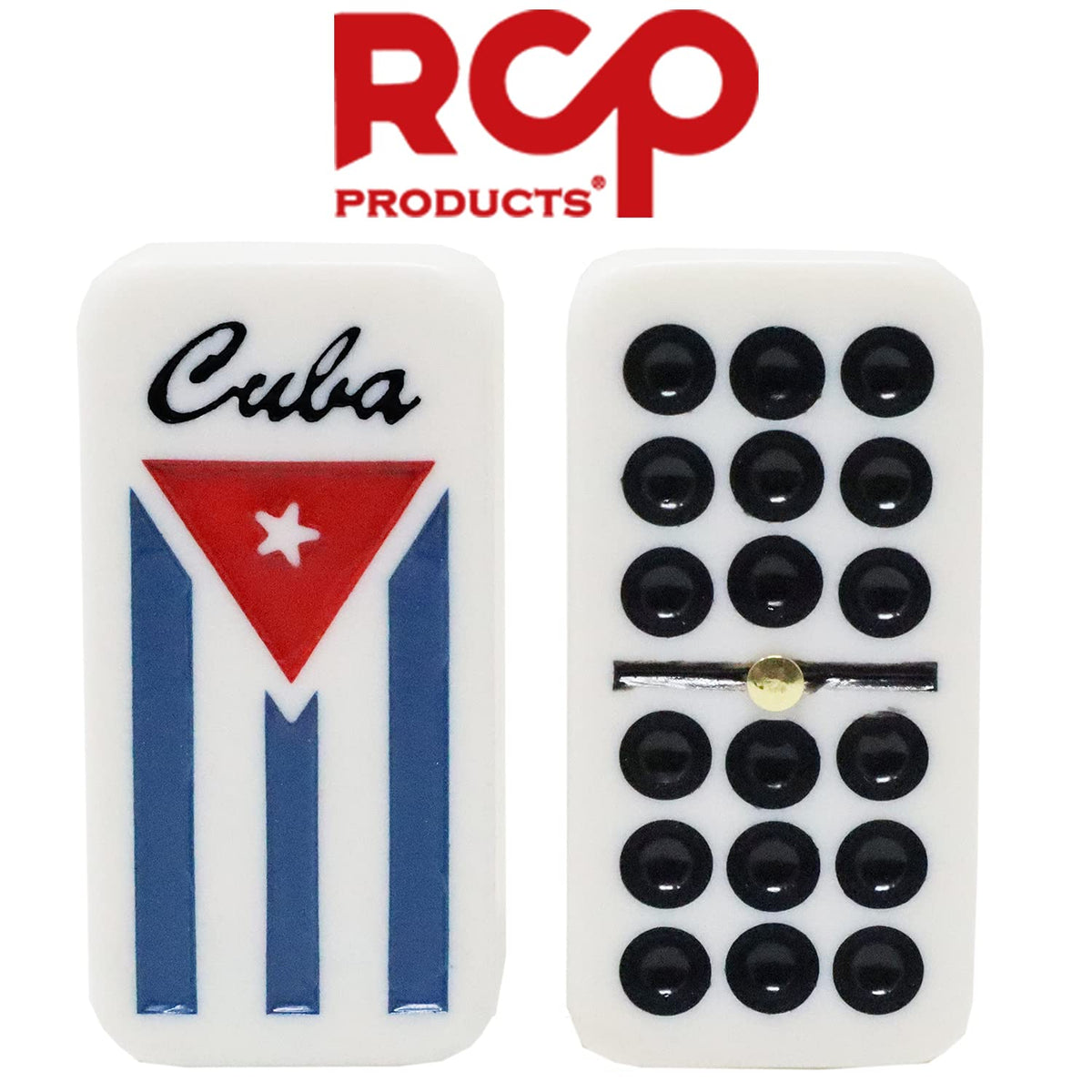 RCP PRODUCTS Cuban flag design adds stylish flair to the set.