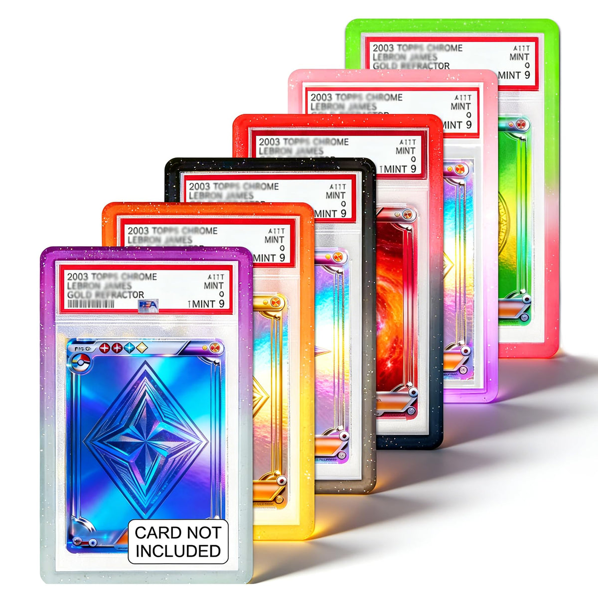 RCPLAGA PSA Slab Bumper in Amethyst gradient protects PSA slabs and enhances display.