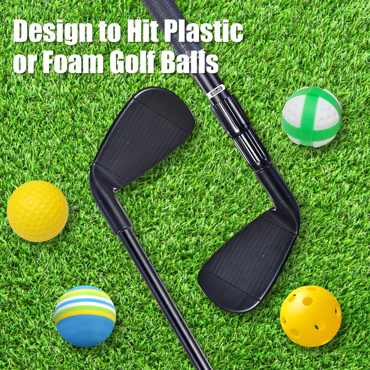 RCROKS bucket-golf and pong-style games with this versatile club.