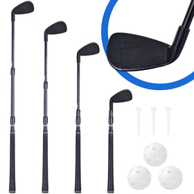 RCROKS golf chipping club with retractable shaft for versatile backyard practice.
