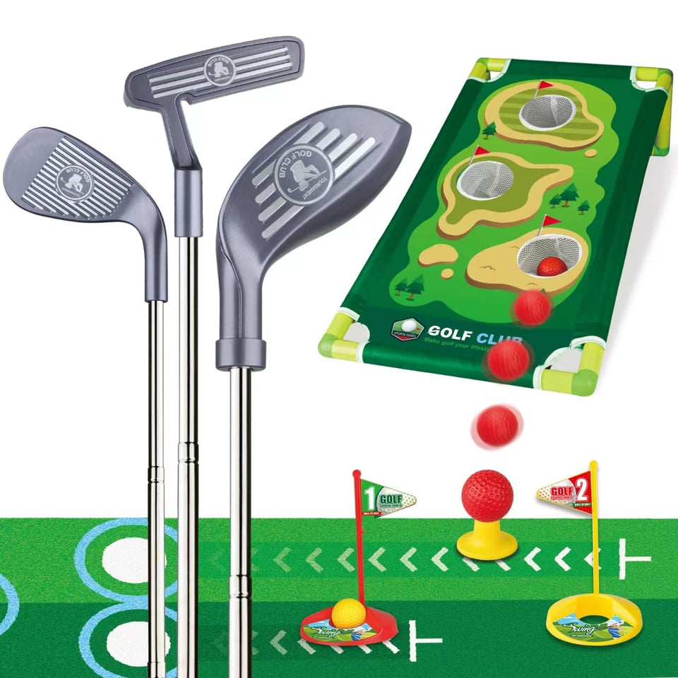 RCROKS toddler golf clubs with retractable shaft for growing players