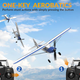 RCSHOBBY Sport Cub 500 S2 in flight emphasizing stability and maneuverability