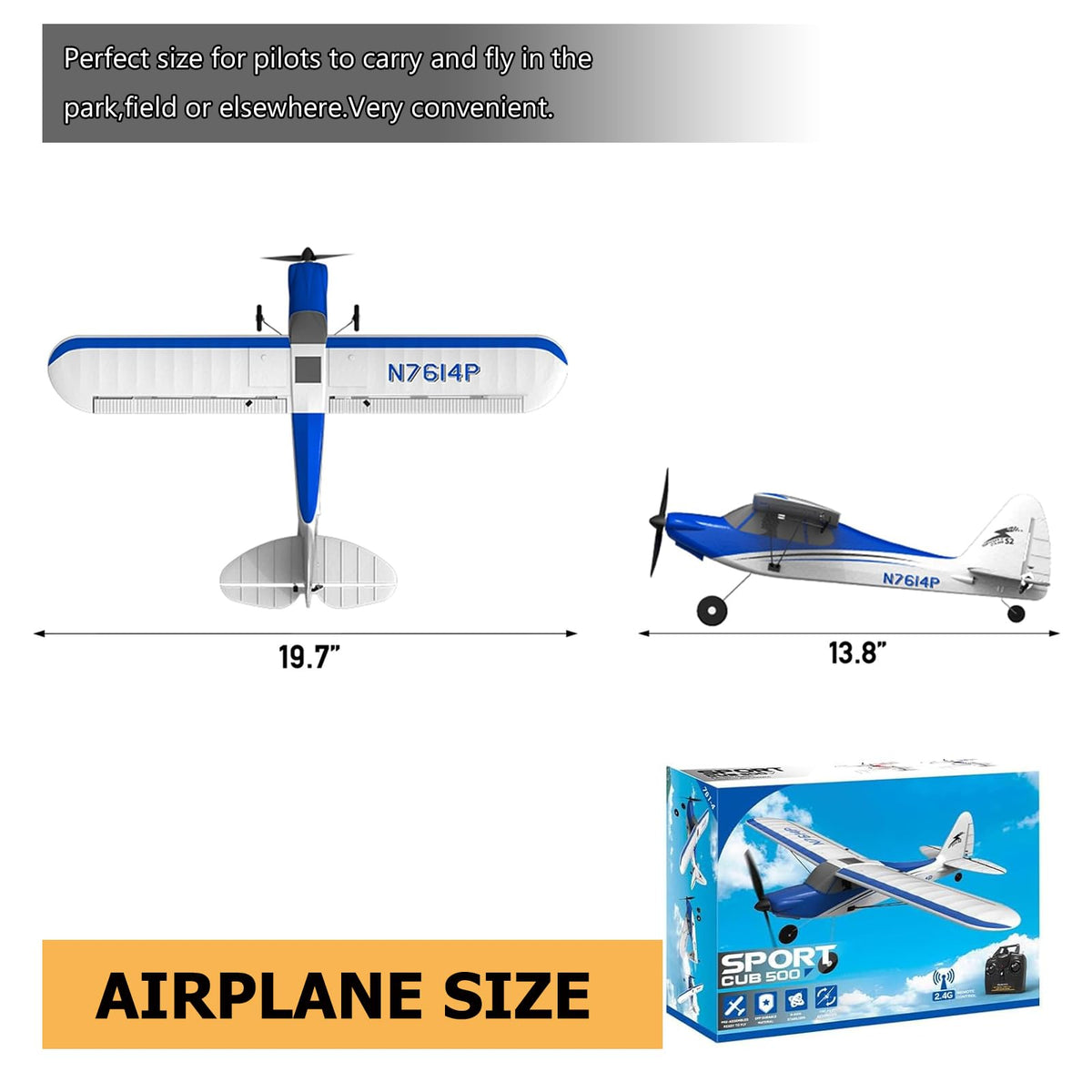 RCSHOBBY spare propellers included for quick field maintenance