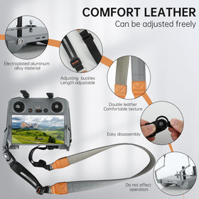 RCstyle neck lanyard for DJI Air 3S enables comfortable, secure handling.