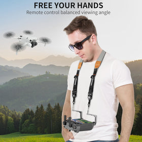 RCstyle neck lanyard for DJI Flip stabilizes the controller during live feeds.