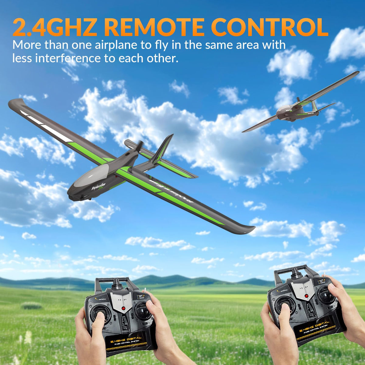 rcxsuv volantexrc plane side view highlighting smooth handling and responsive control