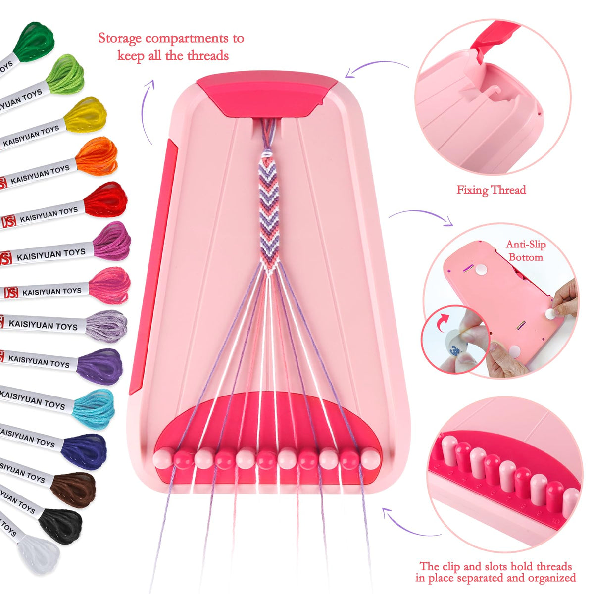 Rdfmy bracelet kit with step-by-step guide for easy, stylish designs.