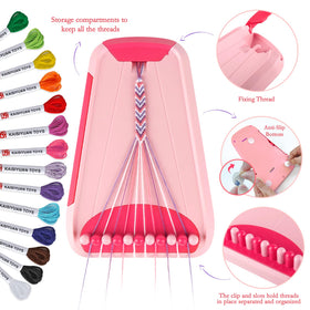 Rdfmy bracelet kit with step-by-step guide for easy, stylish designs.
