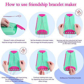 Rdfmy bright thread bundles enable endless color and pattern options.