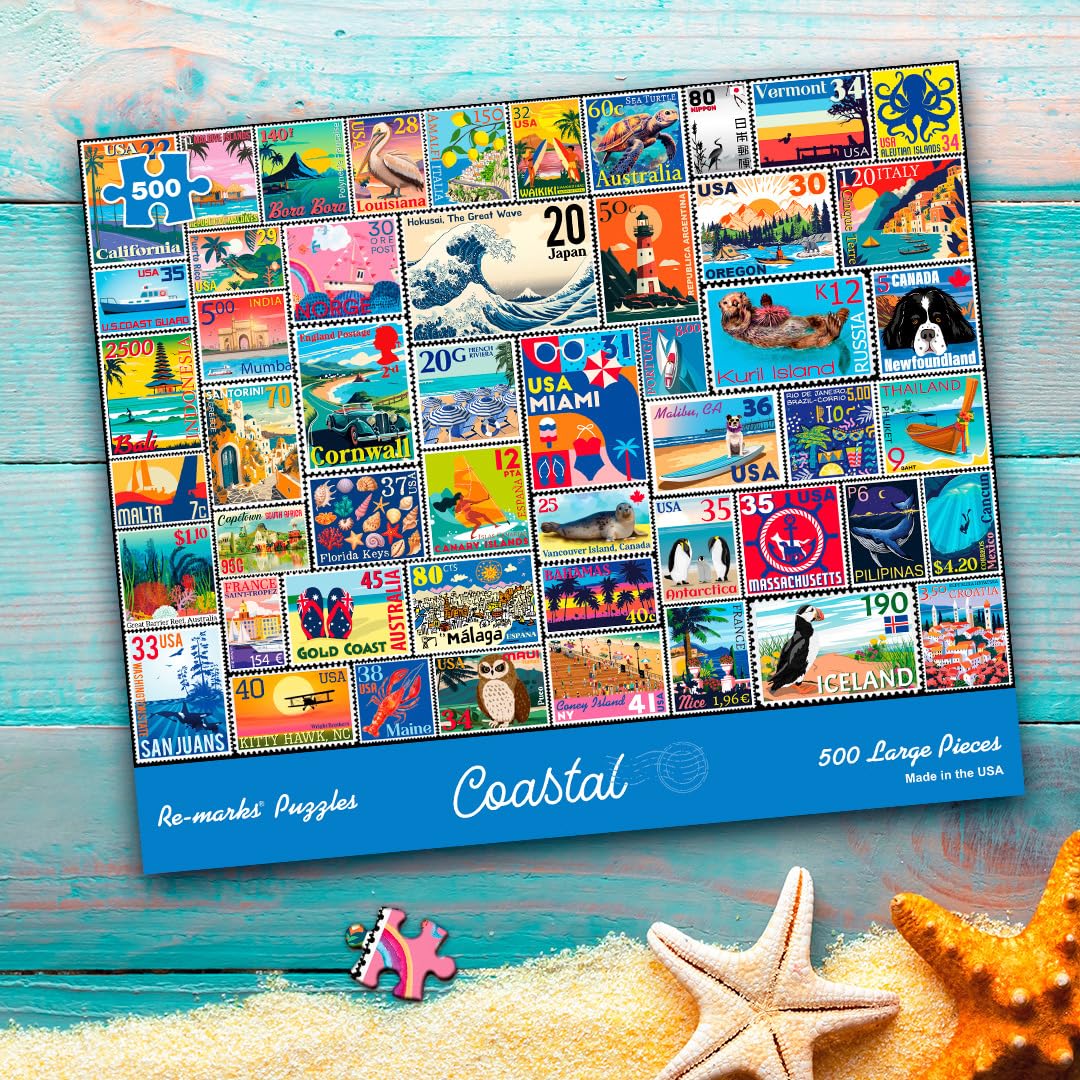 Re-Marks made-in-the-USA puzzle board ensures durable, smooth assembly.