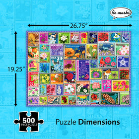 Re-Marks puzzle section highlighting Capitol City detail and state flower pairings for learning