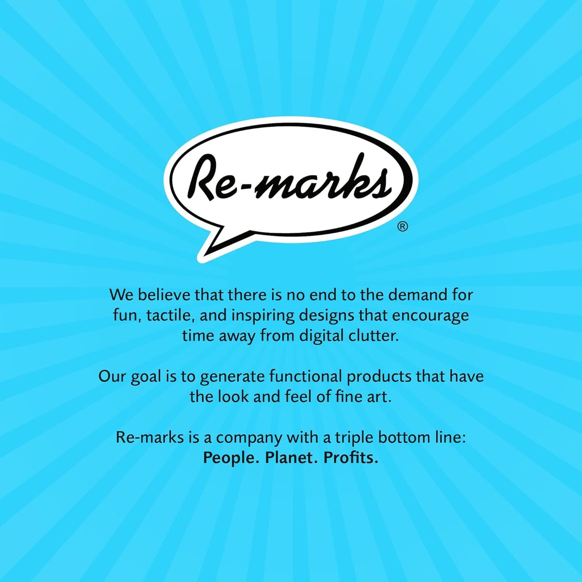 Re-Marks stamp collage invites screen-free relaxation and mindful recreation