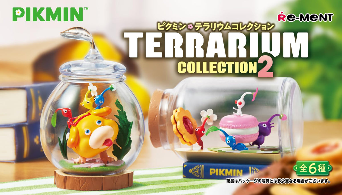 Re-Ment Pikmin Terrarium 2 official licensed product for collectors.