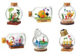 Re-Ment Pikmin Terrarium trading figure 1-of-6 blind box on display, ideal for collectors.