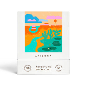 Reach International Outfitters Arizona card front with season icons for planning trips