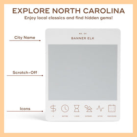 Reach International Outfitters season icons guide highlights travel seasons for NC trips