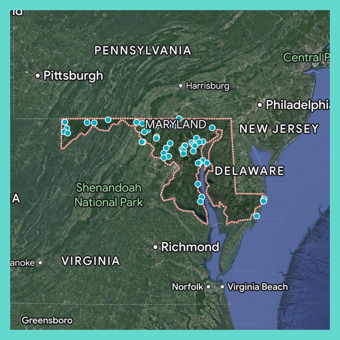 Scratch-off cards spread from Reach International Outfitters Ohio Bucket List for travel planning