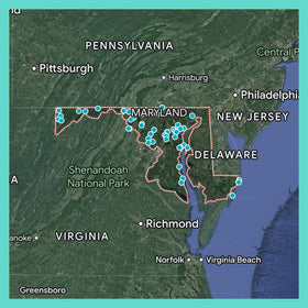 Scratch-off cards spread from Reach International Outfitters Ohio Bucket List for travel planning