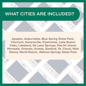 Reach International Outfitters scenic Orlando views card with landscape glimpses