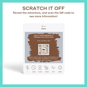 Reach International Outfitters seasonal icons on cards guide when to visit