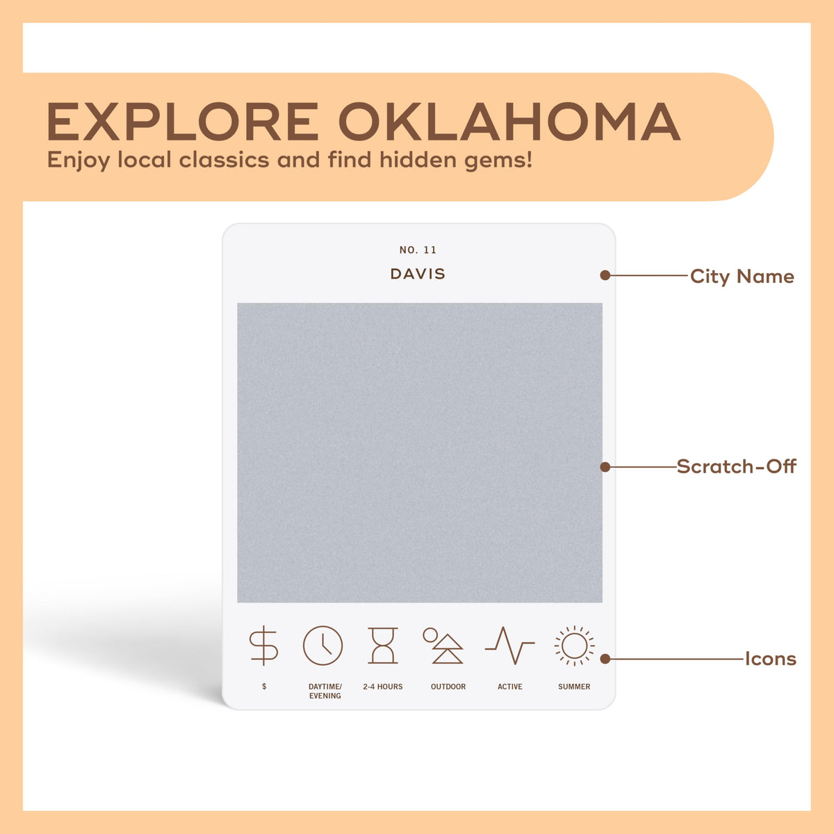 Reach International Outfitters travel guide deck—compact, gift-ready set for discovering top attractions.
